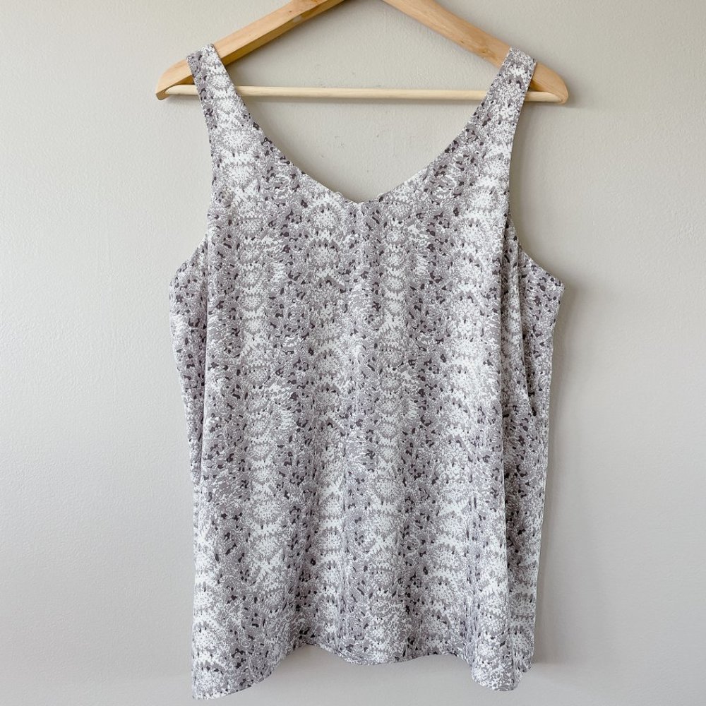 Reitmans tank top reversible snake print top large women's shirt - Picture 4 of 16